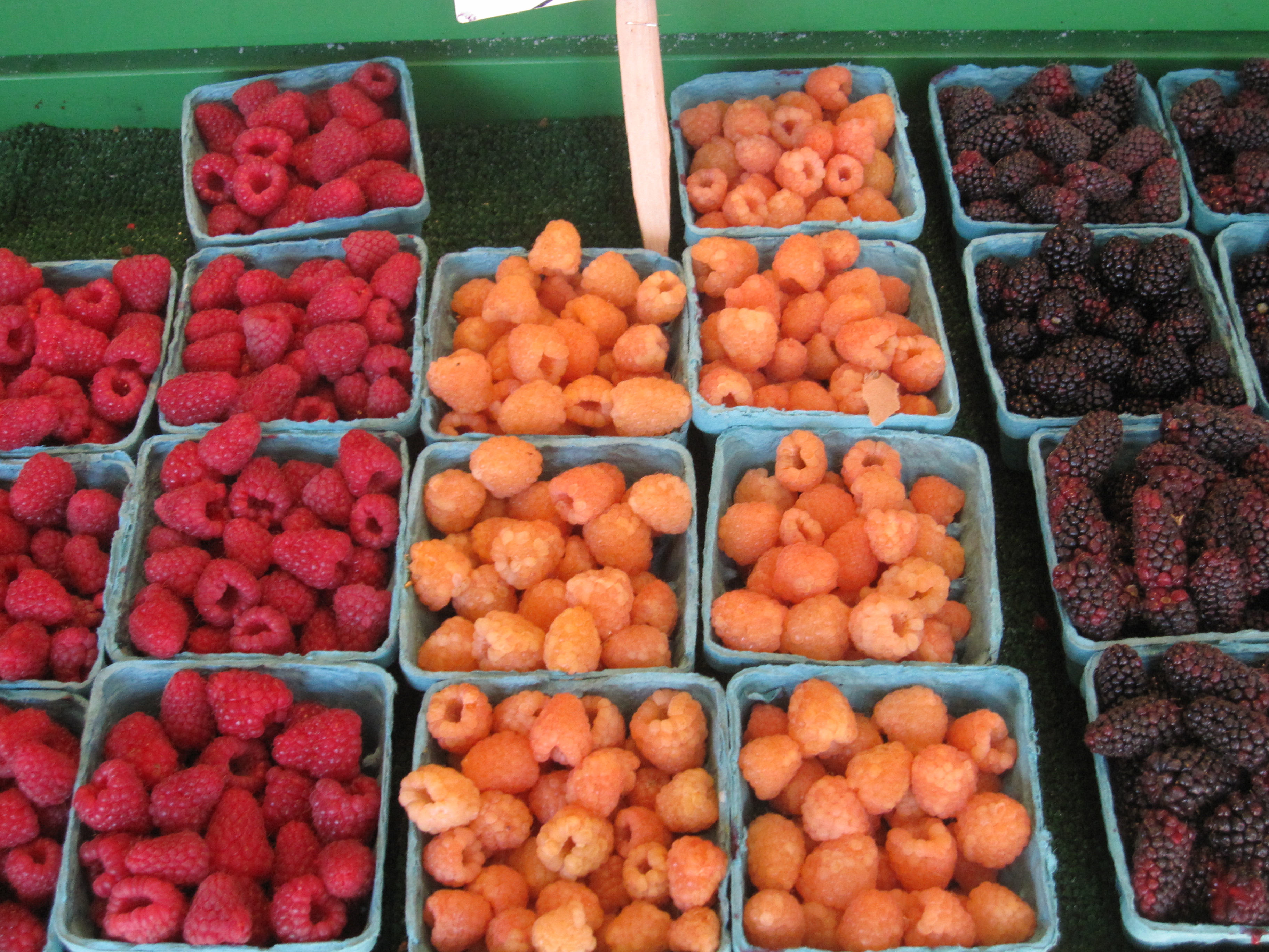 Berries at Seattle's Pike Place Market